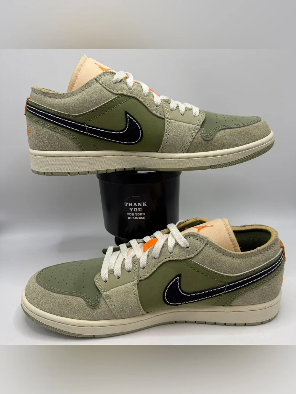 Air Jordan 1 Low SE Craft Light Olive Men’s 11 FD6819-300 Sneakers